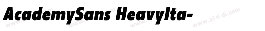 AcademySans HeavyIta字体转换 AcademySans HeavyIta字体转换